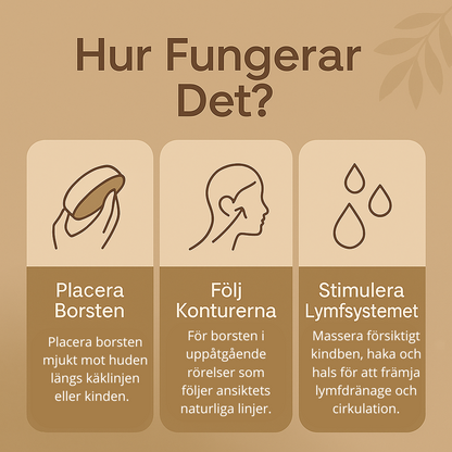 Hudglans™  – Massageborste för ansiktet